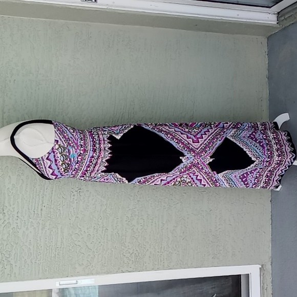 INC INTERNATIONAL Concepts Women's Sleeveless V Neck Maxi Dress Size P Easy Care - Picture 2 of 11